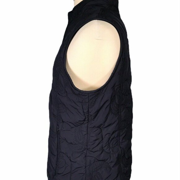 Pendleton Womens Quilted Vest Large Black Polyester Made In China - Picture 4 of 9